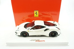 Details About 118 Bbr Ferrari 488 Pista Fuji White Gloss Deluxe White Leather Le 15 Pcs Mr
