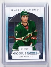 17-18 2017-18 Black Diamond Rookie Gems #RGLK Luke Kunin 353/399 Minnesota Wild