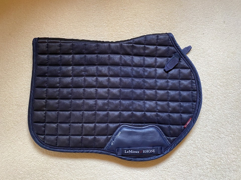 Le Mieux pro sport saddle pad Large Euro Jump EJ Navy eBay