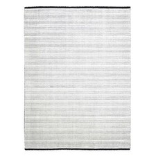 9' x 12'1" Black Modern Textured Design Wool and Silk Hand Loomed Rug R84280