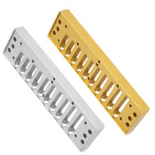 Harmonica Comb 10  Hole Blues Harp Comb Part For SP20 Aluminum Alloy H DGD