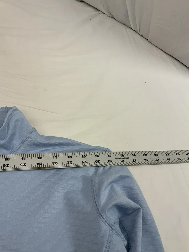 Pullover Alpine 1/2 Cremallera M Azul Manga Larga Poliéster Elastizado YGI W1-185 Foto 2 de 4