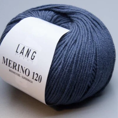 Lang Yarns Merino 120 - 34 - LL 120m / 50g - Nadelstärke 3,5 - 4