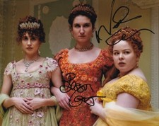 NICOLA COUGHLAN & CARTER signed Autogramm 20x25cm BRIDGERTON in Person autograph