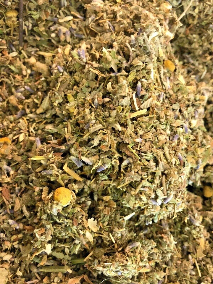 No.12 Tea Mix - Poppy Patchouli Skullcap Damiana Catnip Chamo +more Herbs - 1 oz - Image 4 of 4
