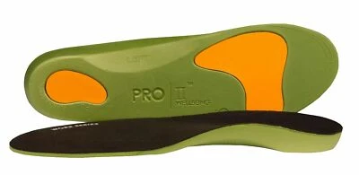 Pro11 Wellbeing Worx Orthotic insoles For Arch Support , Back Pain Work Boots