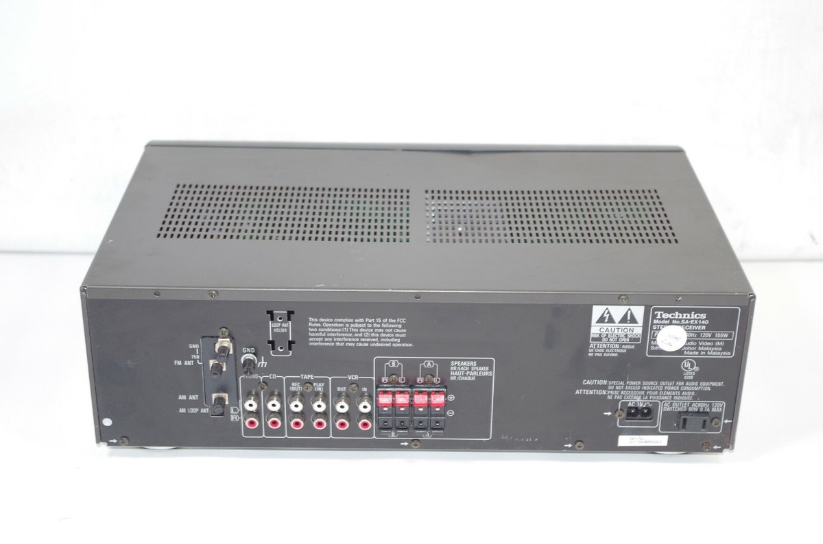 Ampli-tuner Technics SA-EX140 - 2x100W Classe H (Occasion, Fonctionnel)