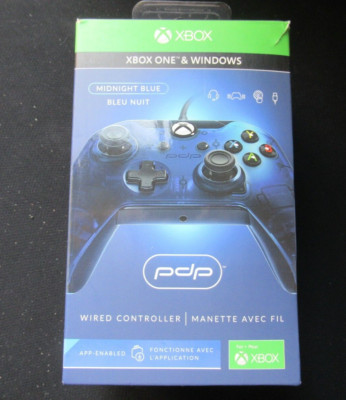 PDP Wired-Controller für Xbox One & Windows mit Audioanschluss Midnight Blue