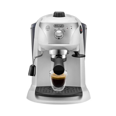 DE'LONGHI Espressomaschine EC221.W Siebträgermaschine 1100W weiß