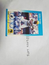1987 Fleer Bobby Bonilla Signed Baseball Card
