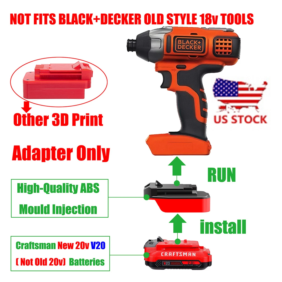 Black and decker to craftsman battery adapter outlet
