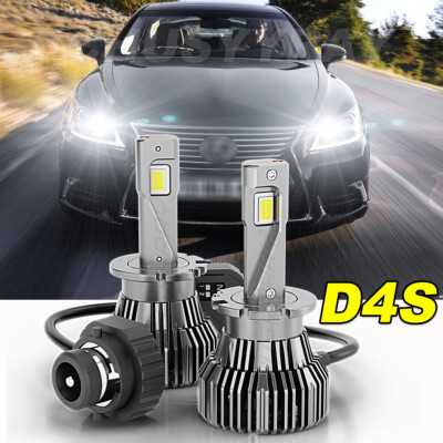 D4S/D4R Super Bright LED Headlight Bulbs Replace HID Xenon 6000K Conversion Kit