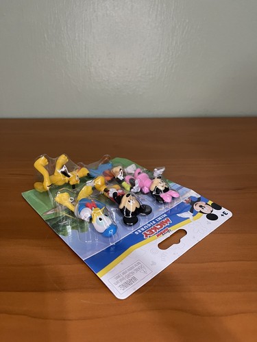 Disney Junior Mickey Set of 5 Minifigures Minnie Goofy Donald Pluto NEW - Picture 4 of 4