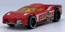 Hot Wheels Hypertruck Car Red Yellow Brown Stripes 2012 Models 13/50