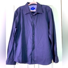EGARA Men  s Long Sleeve Button Down Non-Iron 100 Cotton Shirt Size XXL 520