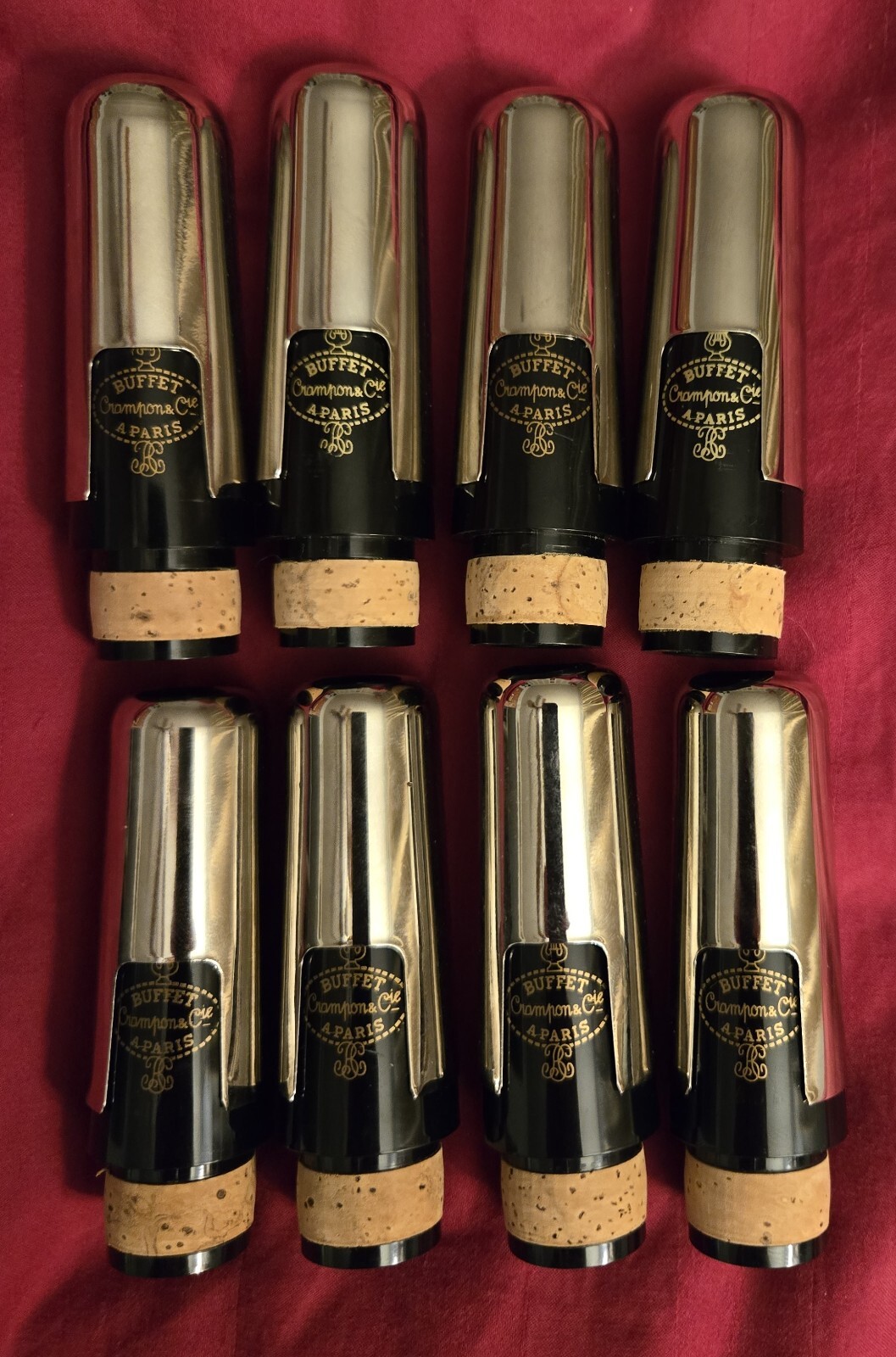 Buffet E11 mouthpieces Lot of 8