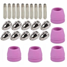 25pcs SG55 AG60 WSD60 AIR PLASMA CUTTER TORCH TIP NOZZLES CUPS HIGH QUALITY