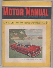 Motor Manual 1952 Oct 79 Willys Ford Zephyr Consul Austin A90 Atlantic Astin Mar