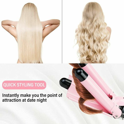 Household three-tube curling wand egg roll wand splint electric curling wand | eBay Household three-tube curling wand egg roll wand splint electric curling wand | eBay