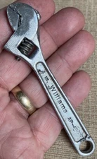 Vintage J.H.WILLIAMS & CO. 4" Inch Adjustable Wrench Tool AP-4 ~ Made In USA