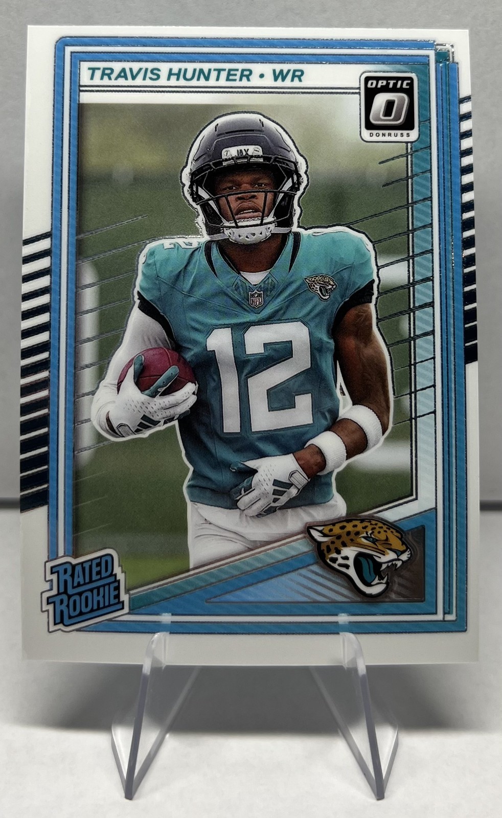 2025 Panini Donruss Optic #201 Travis Hunter Rated Rookie!