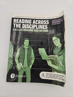 Reading Across the Disciplines (7th edition) (INCLUDES ALL ANSWERS)
