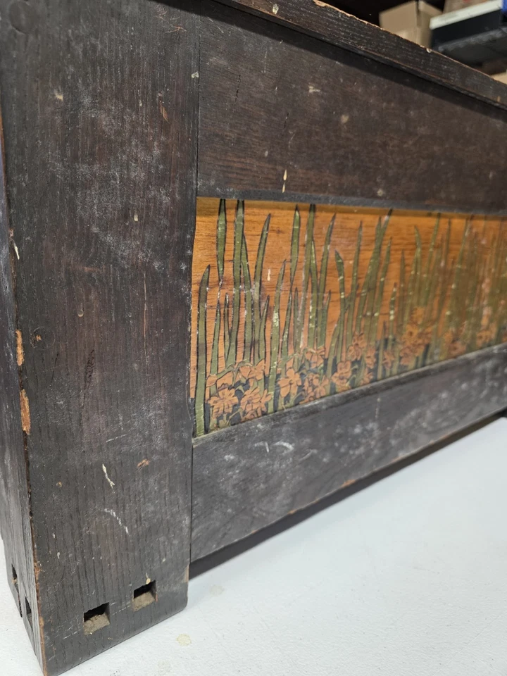 Ernest Batchelder Narcissus Chest - Original Condition, Arts & Crafts - Image 2 of 4