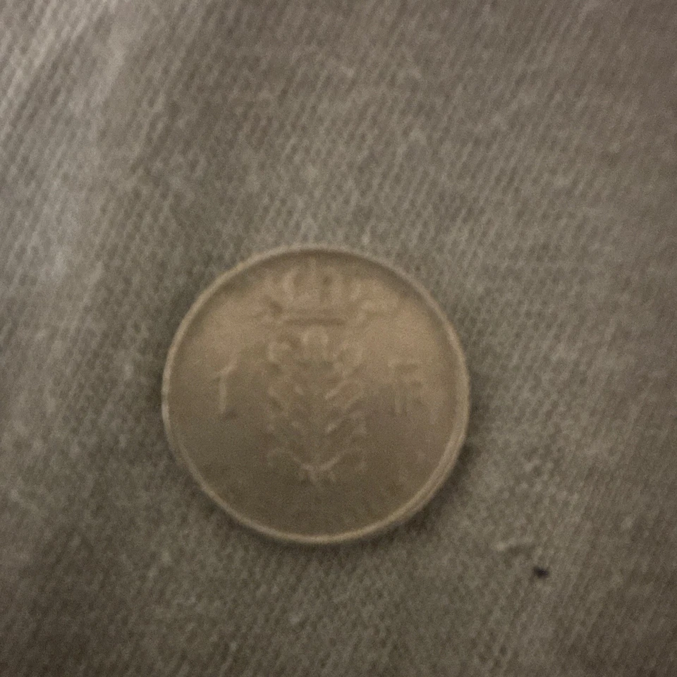 France 1 Franc pièce de monnaie 1901-1999 portrait & blason couronné - Photo 1/2
