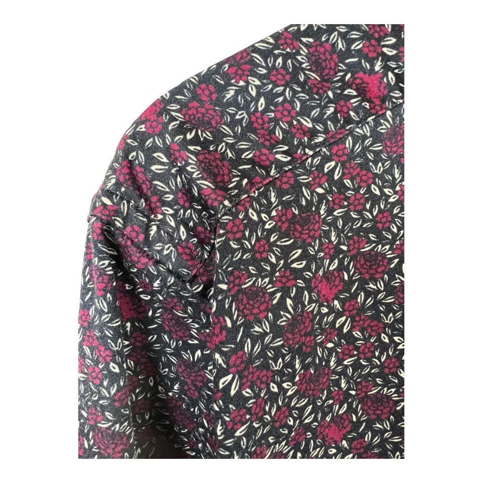 Camisa de vestir Ted Baker London para hombre floral talla 5 con cuello abotonado  Foto 3 de 4