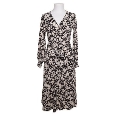 H&M, Kleid, Größe: S, Schwarz/Weiß, Elasthan/Polyester, Blumen, Damen #Pdt