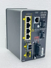 USED - Cisco IE-2000-4TS-B V01 Industrial Ethernet Network Switch / Free Shipp