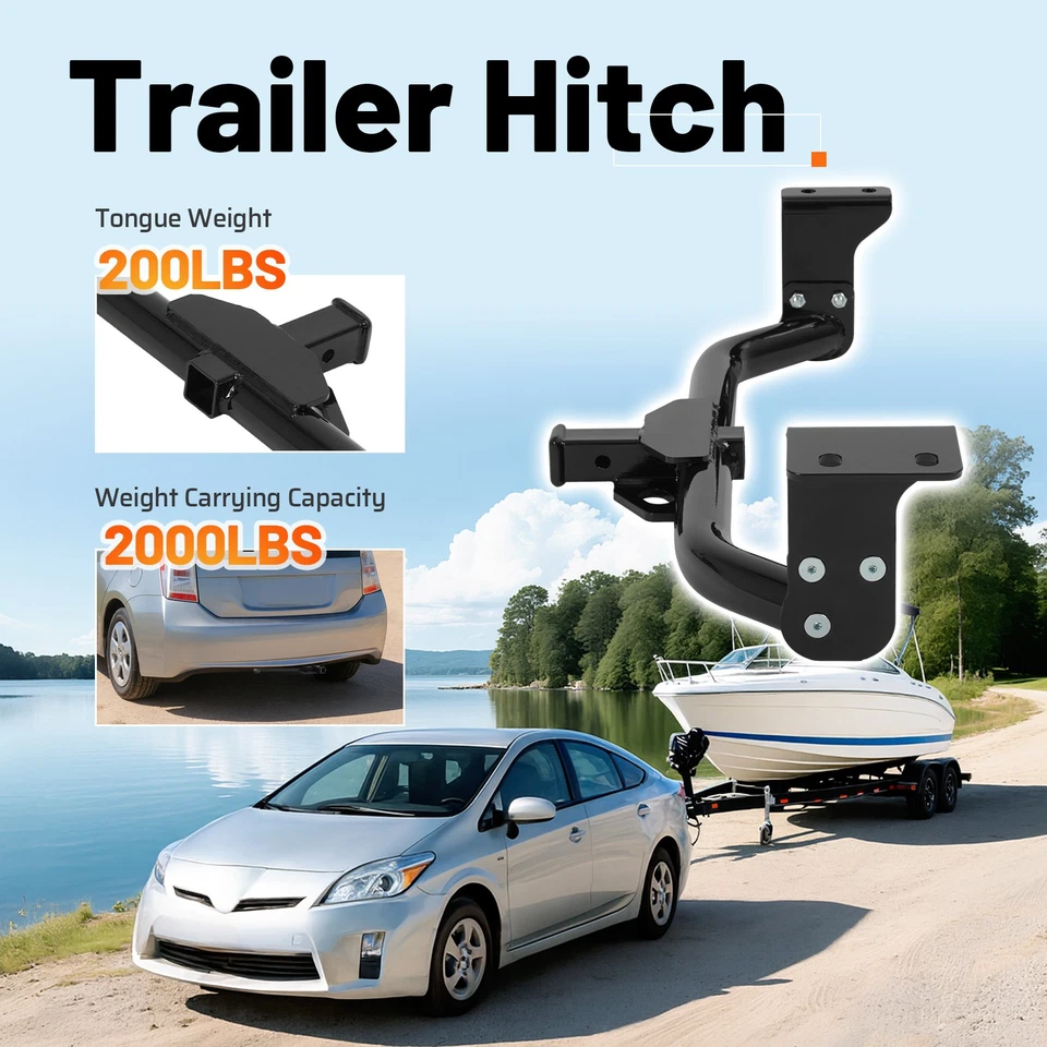 Class 1 Trailer Hitch Receiver For Toyota Prius 2010-15 V 12-15 Plug In 12-17 - Imagem 4 de 4