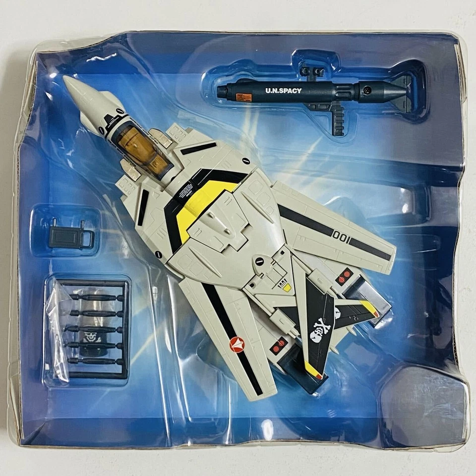 Figura Robotech Bandai Macross Origin Of Valkyrie 1982 VF-1S Roy Focker 1/55 Foto 2 de 4