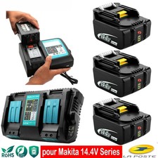 Batterie pour Makita 14,4V BL1450 BL1440 BL1430 BL1415 N BDF343 BML184 BML145 EU