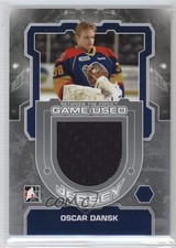 2012-13 ITG Between the Pipes Game-Used Jersey Silver /140 Oscar Dansk #M-17 0f2