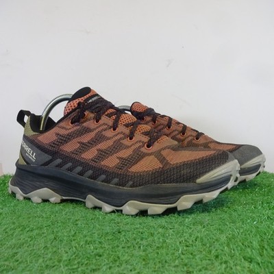 Merrell Größe 6 Damen Orange Speed Eco Schnürschuhe Walking Laufen Wanderschuhe