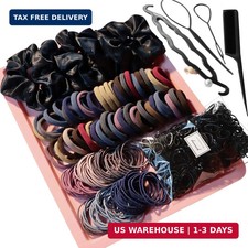 YANRONG 755PCS Hair Accessories for Woman Set Seamless Ponytail Holders Variety