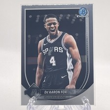 Topps Bowman Chrome De'Aaron Fox #233 San Antonio Spurs 2025-26 
