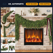 6FT Lifelike Touch Artificial Cedar Garland for Christmas Mantle Decor, Holiday