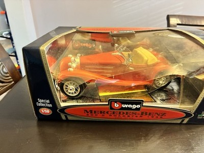 Bburago 500K Roadster Mercedes-Benz 1936 1:20 Diecast Red/Tan Unopened