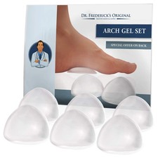 Dr. Frederick's Original Peel  Stick Foot Arch Support Gel Pads - 6 Pieces