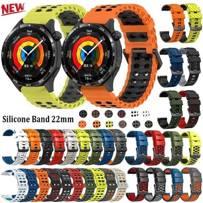 Sports Silikon Armband Smartwatch Ersatz Band 22mm Universal Strap Uhrenarmband
