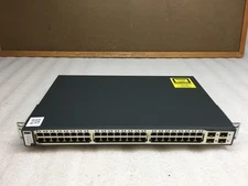 Cisco Catalyst 3750 Series WS-C3750-48TS-S 48 Port Ethernet Network Switch