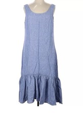 NWT Polo Ralph Lauren Size S Linen Dress Sleeveless Ruffle Skirt Relaxed Fit