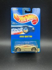 Hot Wheels Blue Card #208 AUDI AVUS QUATTRO - Silver, UH UltraHot Wheels C1