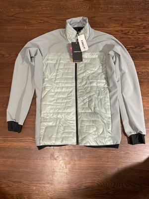 ADIDAS TERREX XPERIOR VARILITE HYBRID PRIMALOFT JACKET-SILVER GREEN MEDIUM NWT
