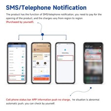 Syst??me d'alarme son et lumi??re SOS avec support pour Tuya WiFi et pour Zigbee