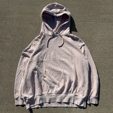 Nike Center Swoosh Oversized Cropped Pink Hoodie Size Medium