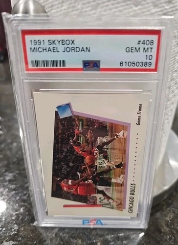 PSA 10 GEM MINT BASKETBALL CARD 1991 SKYBOX HOF MICHAEL JORDAN CHICAGO BULLS