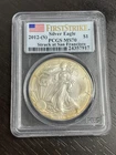 2012 Silver American Eagle $1 PCGS MS70 First Strike Label - Toner